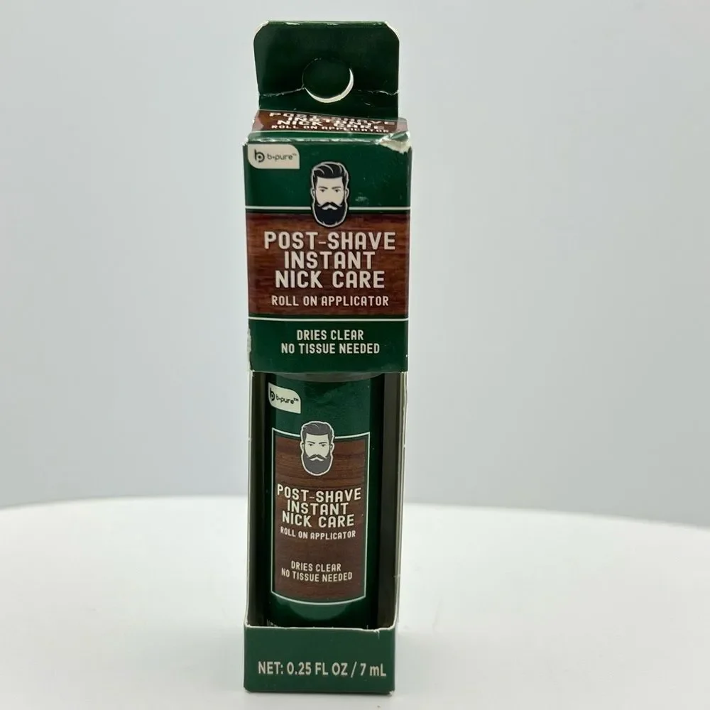 🦋$3 ~ B-Pure ~ Post Shave Instant Knick Care ~ Roll On ~ Dries Clear ~ NEW